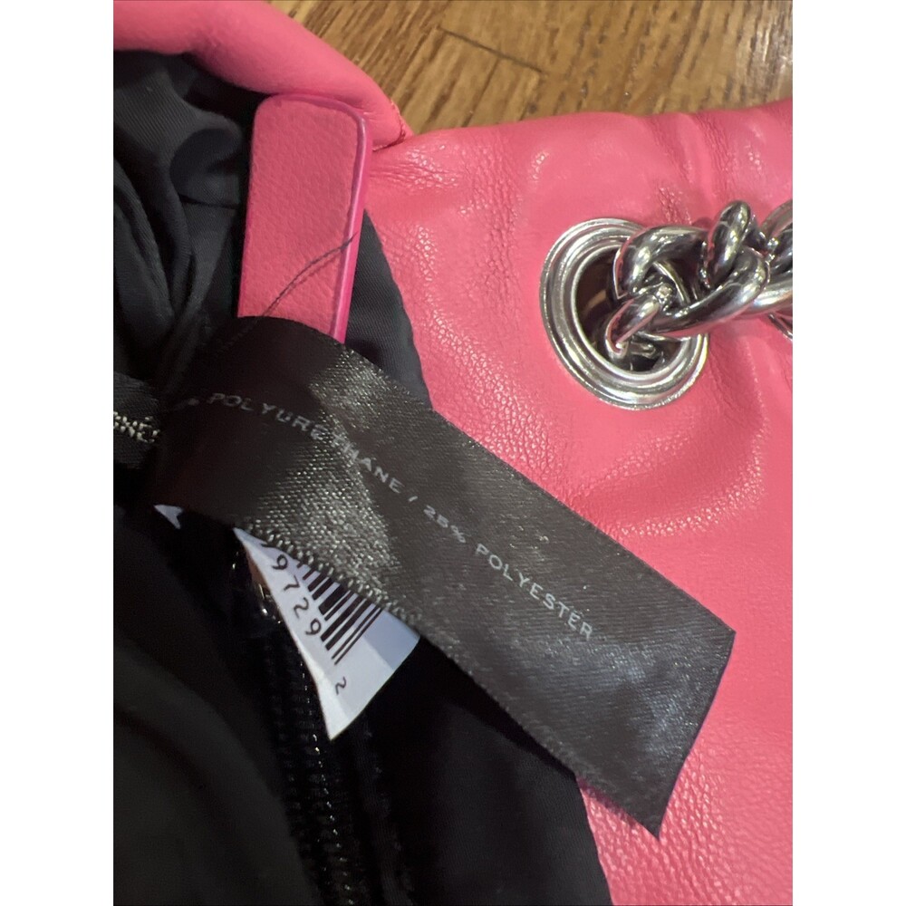 Marc Jacobs Quilted Moto Women’s Barbie Pink Shoulder Bag Crossbody Handbag - Picture 11 of 16